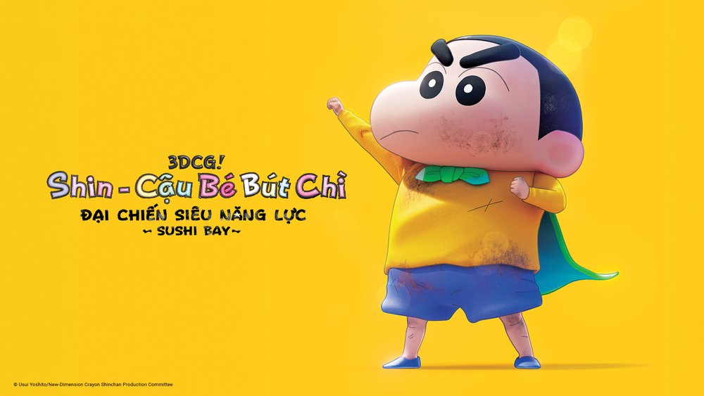 3DCG! Shin - Cậu Bé Bút Chì: Đại Chiến Siêu Năng Lực ~ Sushi Bay ~