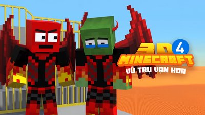 3D Minecraft 4 - Vũ Trụ Vạn Hoa 3D Minecraft 4 - Vũ Trụ Vạn Hoa
