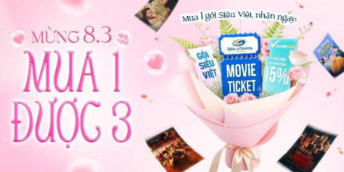 THÁNG 3 YÊU KIỀU – ĐĂNG KÝ 1 LẦN, NHẬN 3 TRẢI NGHIỆM